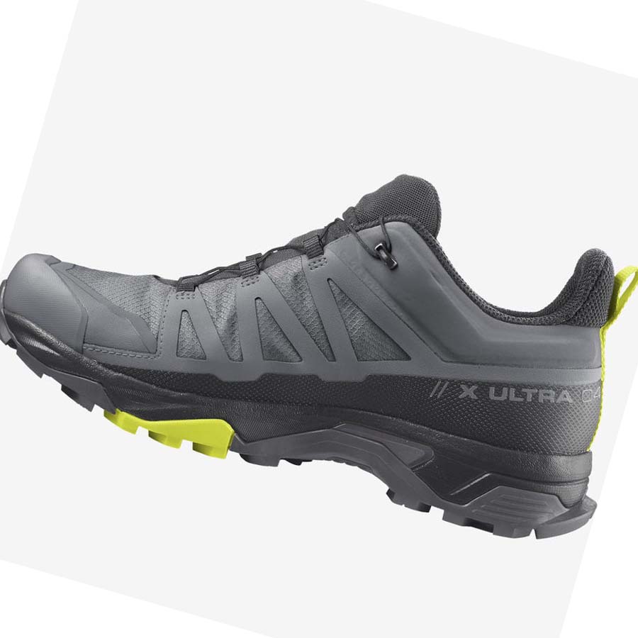 Salomon X ULTRA 4 GORE-TEX Erkek Yürüyüş Ayakkabısı Gümüş | TR 3589MQZ